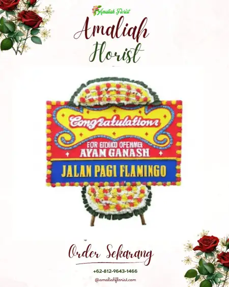 Sewa Papan Bunga Way Perancang